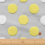 ≪Cotton ox Tufting style embroidery fabric Dot [1 pattern: approx. 50cm x 64cm - nomura tailor