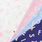 Made in China Water Repellent Polyester Printed Fabric Alphabet - nomura tailor