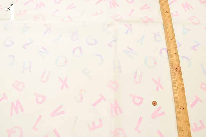 Made in China Water Repellent Polyester Printed Fabric Alphabet - nomura tailor