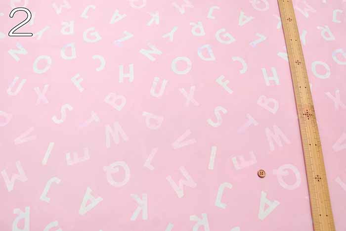 Made in China Water Repellent Polyester Printed Fabric Alphabet - nomura tailor