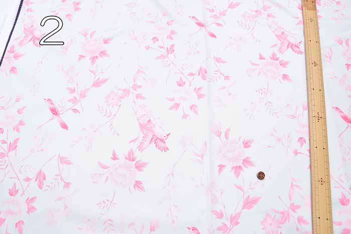 Water-repellent polyester print fabric Chinoiserie - nomura tailor