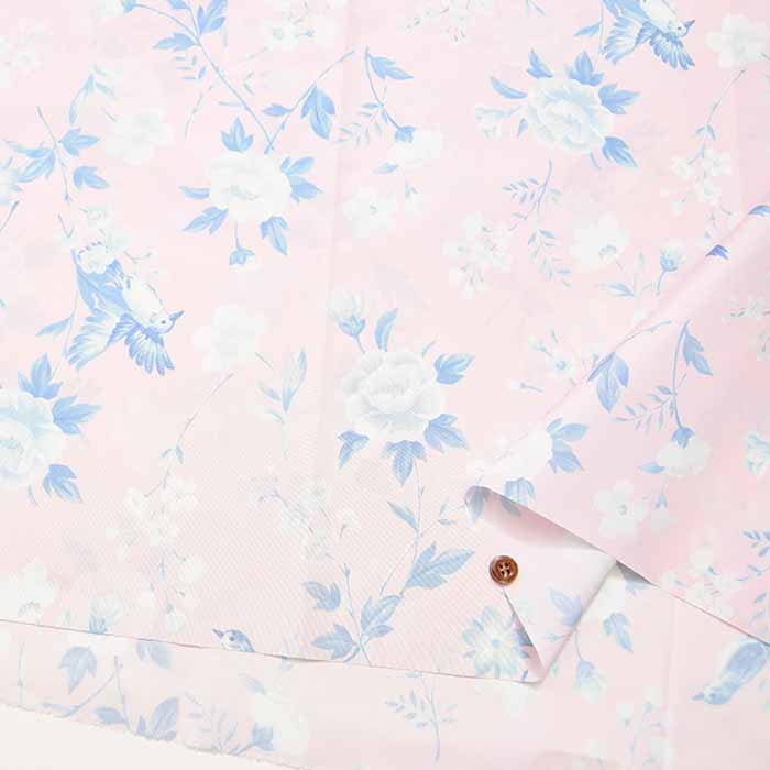 Water-repellent polyester print fabric Chinoiserie - nomura tailor