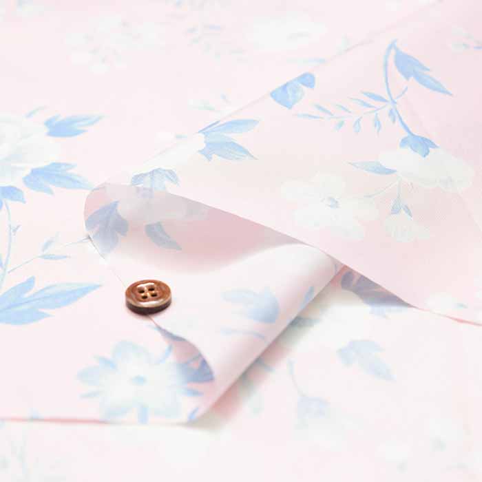 Water-repellent polyester print fabric Chinoiserie - nomura tailor