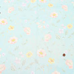 Water-repellent polyester printed fabric Flower - nomura tailor