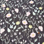 Water-repellent polyester printed fabric Flower - nomura tailor