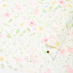 Water-repellent polyester printed fabric Flower - nomura tailor