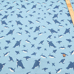 Made in China Cool Touch Cool Cloth Print Fabric - Penguin - nomura tailor