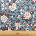 Made in India Cotton Sheeting printed Fabric - Ethnic Flower - nomura tailor