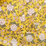 Made in India Cotton Sheeting printed Fabric - Ethnic Flower - nomura tailor