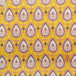 Made in India Cotton Sheeting printed Fabric - Ethnic Flower Drop - nomura tailor