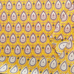 Made in India Cotton Sheeting printed Fabric - Ethnic Flower Drop - nomura tailor