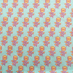 Made in India Cotton Sheeting printed Fabric - Ethnic Flower Simple - nomura tailor