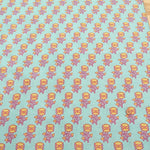 Made in India Cotton Sheeting printed Fabric - Ethnic Flower Simple - nomura tailor
