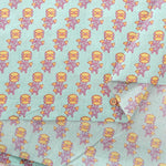 Made in India Cotton Sheeting printed Fabric - Ethnic Flower Simple - nomura tailor