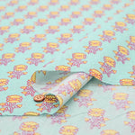 Made in India Cotton Sheeting printed Fabric - Ethnic Flower Simple - nomura tailor