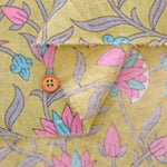 Made in India Cotton Sheeting printed Fabric - Ethnic Flower Botanical - nomura tailor