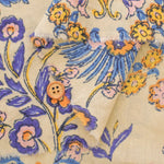 Made in India Cotton Sheeting printed Fabric - Ethnic Flower Motif - nomura tailor