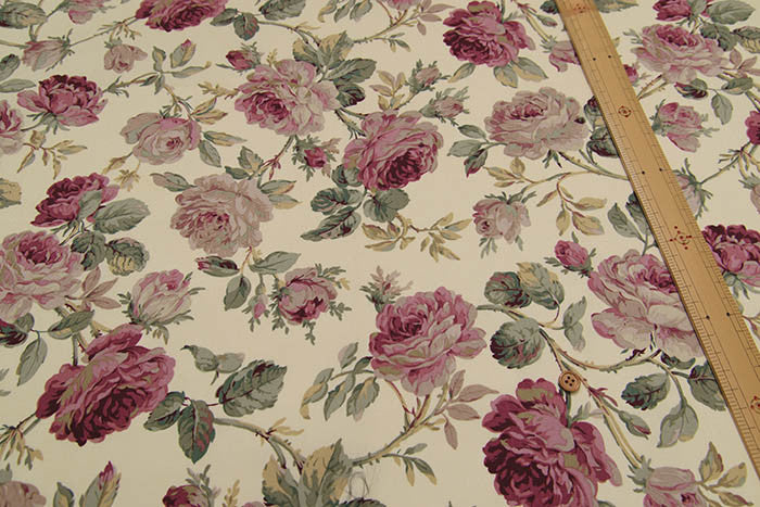 Cotton twill print Elegans Flower - nomura tailor