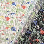 Cotton 80 Rawn Printed Fabric Flower - nomura tailor