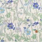 Cotton 80 Rawn Printed Fabric Flower - nomura tailor