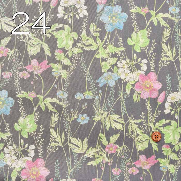 Cotton 80 Rawn Printed Fabric Flower - nomura tailor