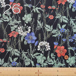 Cotton 80 Rawn Printed Fabric Flower - nomura tailor