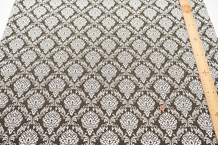 Cotton French Oxford Fabric - Damask - nomura tailor