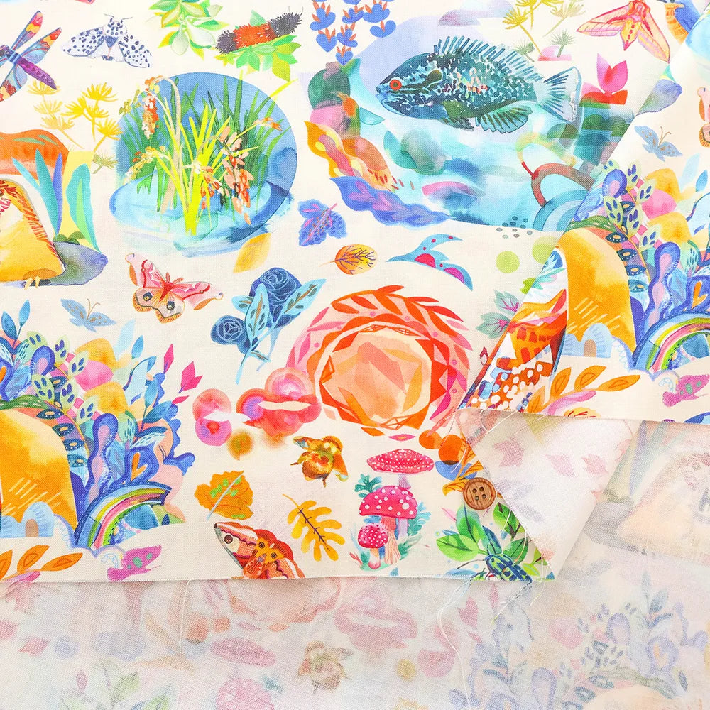 USA Cotton Printed Fabric moda Nothern Brights animal - nomura tailor