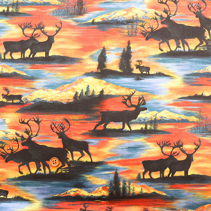 USA Cotton Printed Fabric - moda - Wild Blue Yonder - nomura tailor