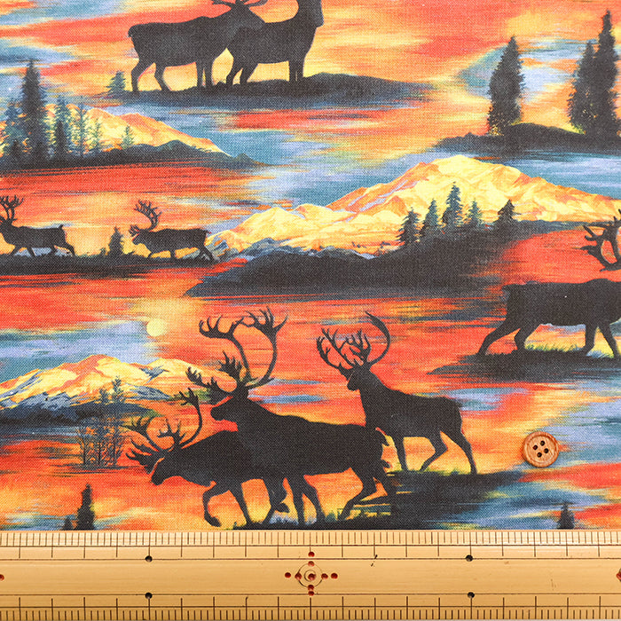 USA Cotton Printed Fabric - moda - Wild Blue Yonder - nomura tailor