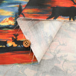 USA Cotton Printed Fabric - moda - Wild Blue Yonder - nomura tailor