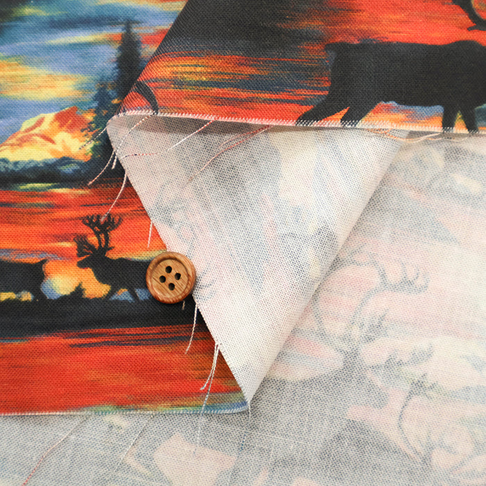 USA Cotton Printed Fabric - moda - Wild Blue Yonder - nomura tailor