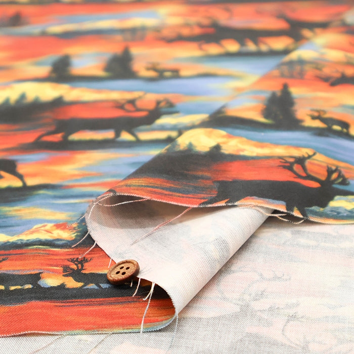 USA Cotton Printed Fabric - moda - Wild Blue Yonder - nomura tailor