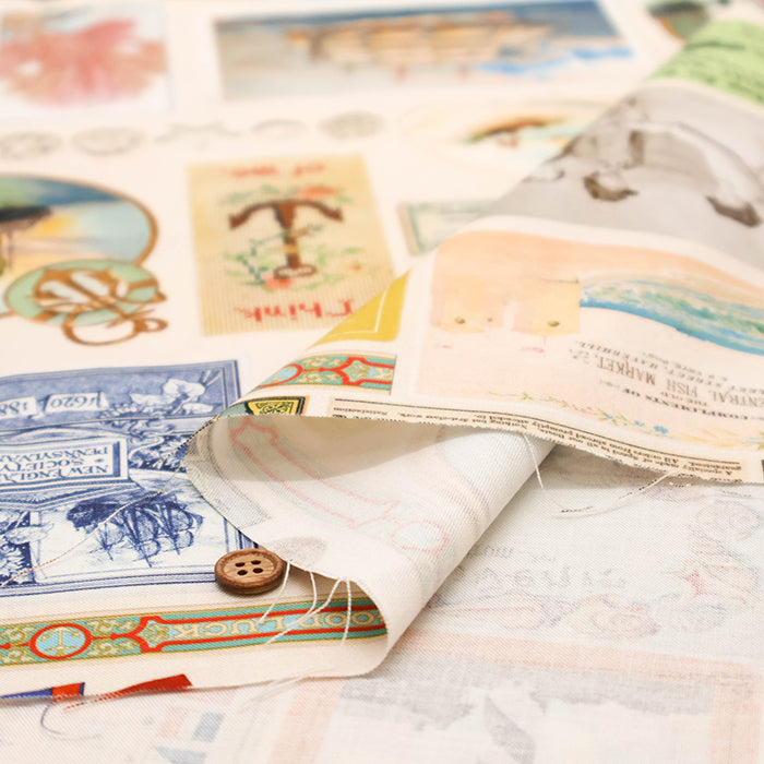 USA Cotton Printed Fabric - moda SALTWATER - nomura tailor