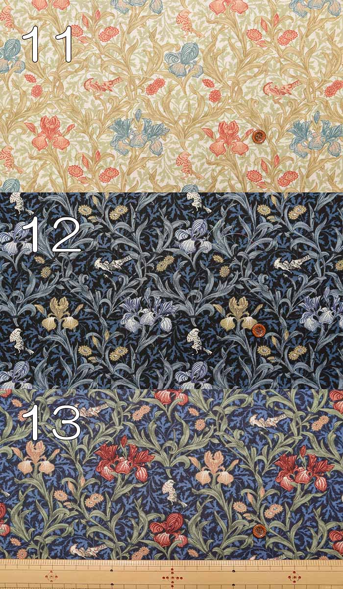 USA Cotton Moda William Morris Iris - nomura tailor