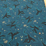 USA Cotton Printed Fabric - moda Fireglow Doragon - nomura tailor