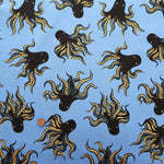 USA Cotton Printed Fabric - Ruby Star Society INK SHOP Octopus - nomura tailor
