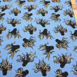 USA Cotton Printed Fabric - Ruby Star Society INK SHOP Octopus - nomura tailor
