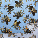 USA Cotton Printed Fabric - Ruby Star Society INK SHOP Octopus - nomura tailor