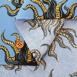 USA Cotton Printed Fabric - Ruby Star Society INK SHOP Octopus - nomura tailor