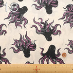 USA Cotton Printed Fabric - Ruby Star Society INK SHOP Octopus - nomura tailor