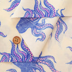 USA Cotton Printed Fabric - Ruby Star Society INK SHOP Octopus - nomura tailor