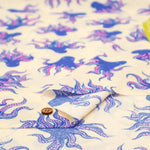 USA Cotton Printed Fabric - Ruby Star Society INK SHOP Octopus - nomura tailor