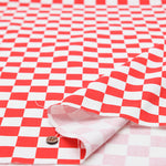 Cotton Ox Printed Fabric Checkered Flag - nomura tailor