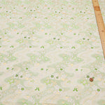 Gold Brocade (Kinran) - Flowing Water and Butterflies - nomura tailor