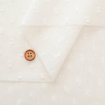 Cotton 50 Voile Snow Cut Dobby Fabric - Plain - nomura tailor