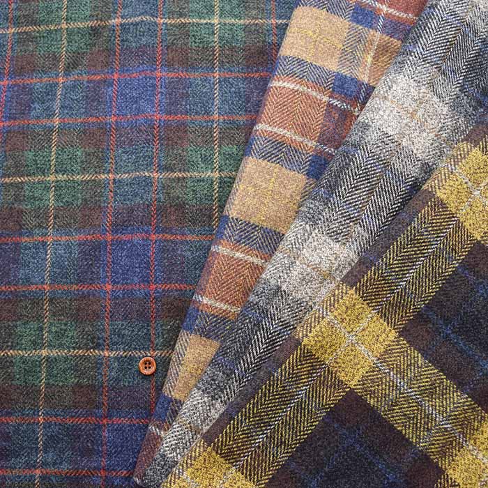 Cotton tweed fabric - nomura tailor