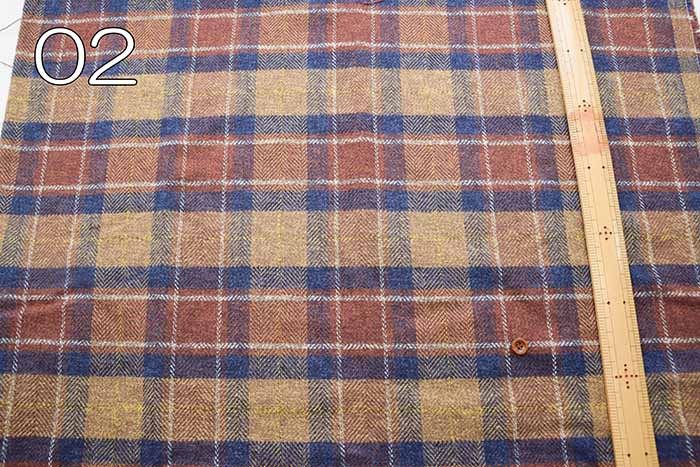 Cotton tweed fabric - nomura tailor