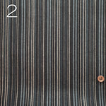 Cotton Multi Stripe Fabric - nomura tailor