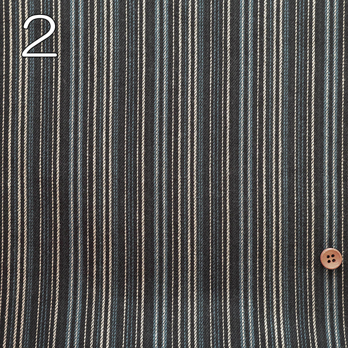 Cotton Multi Stripe Fabric - nomura tailor